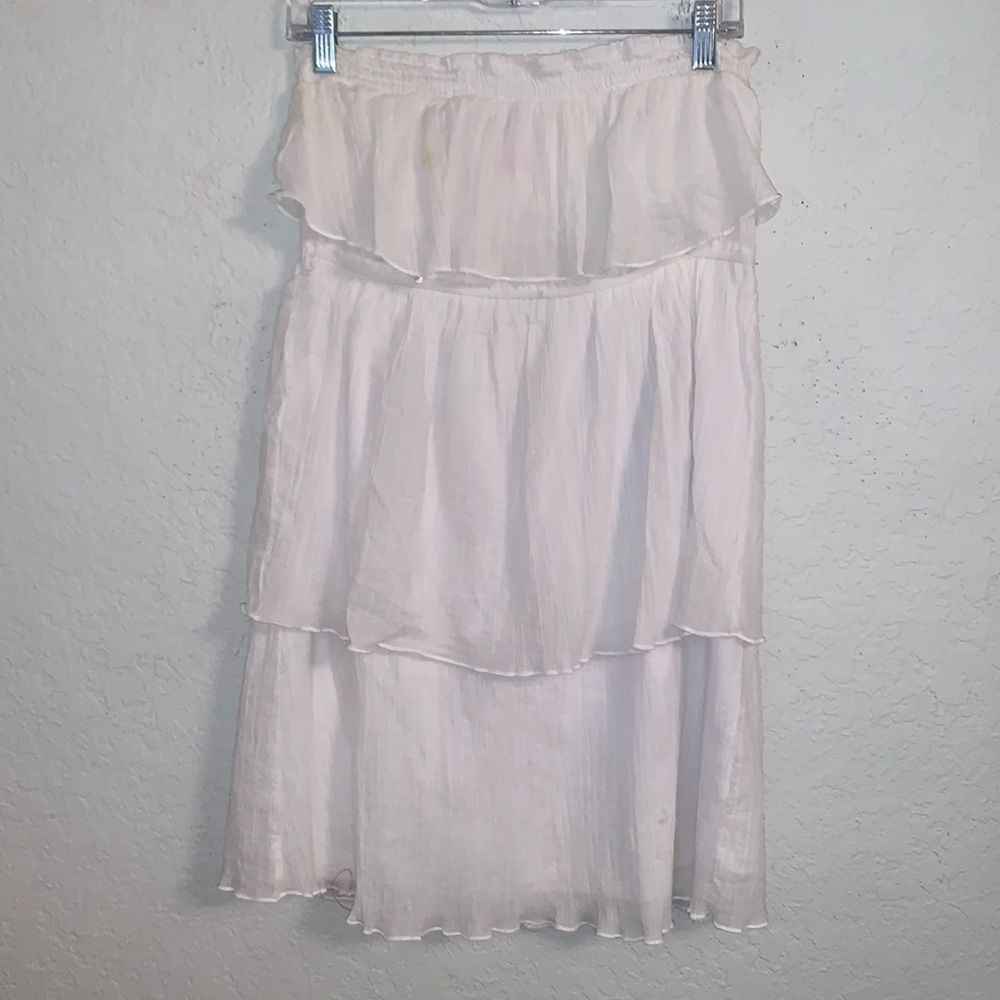 Six Degrees Cotton Off Shoulder Ruffle Mini Dress Size XL